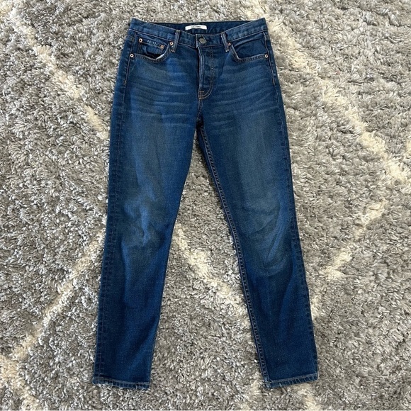 GRLFRND Yasmin Jeans in Joan Jett Blue sz 26 - Picture 3 of 6